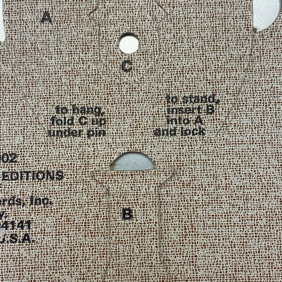 Vintage Springbok Hallmark 6 Inch Owl Pinback Button The Answer Is NO - Picture 4 of 7